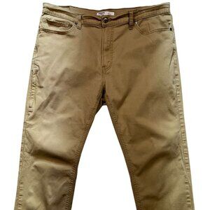 Levi Strauss Signature Gold Men's Athletic Tech Jeans Denim Size 38x30 Khaki